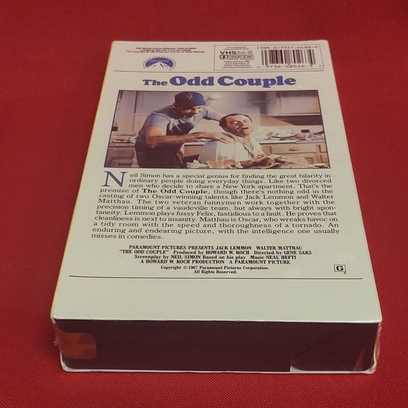 The Odd Couple VHS New Sealed - Picture 4 of 8